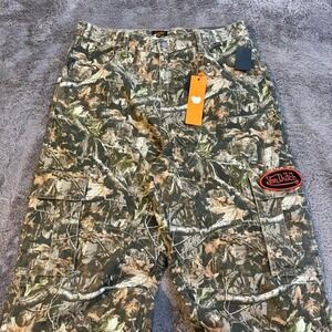 Von Dutch REALTREE Camo Baggy double knee cargo Work pants NWT Size 34